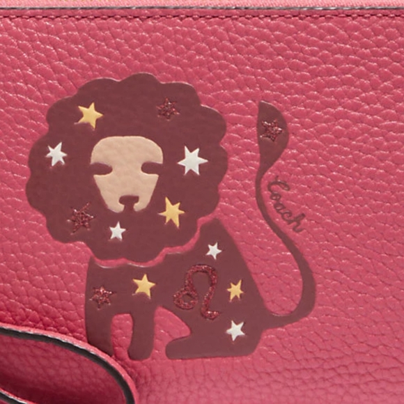 Coach Bags Coach Corner Zip Wristlet With Leo Poshmark